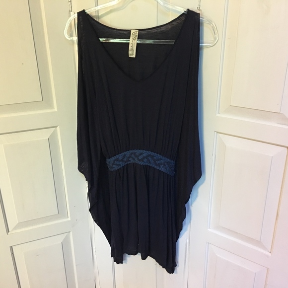 Free People Tops - Free People | Blue Flowy Tunic